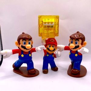 Nintendo Figures Super Mario Bros. McDonald’s Happy Meal 3 Figures